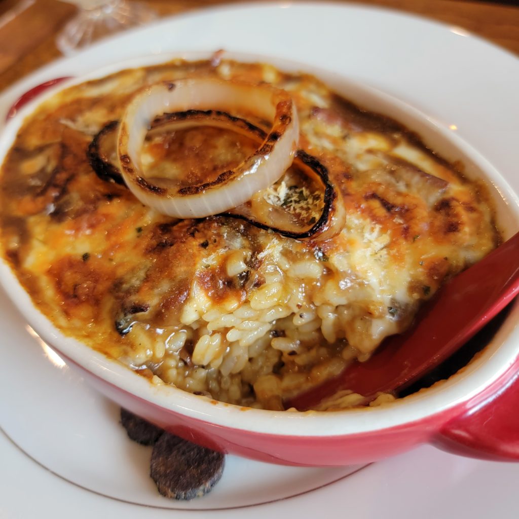 Mushroom curry doria